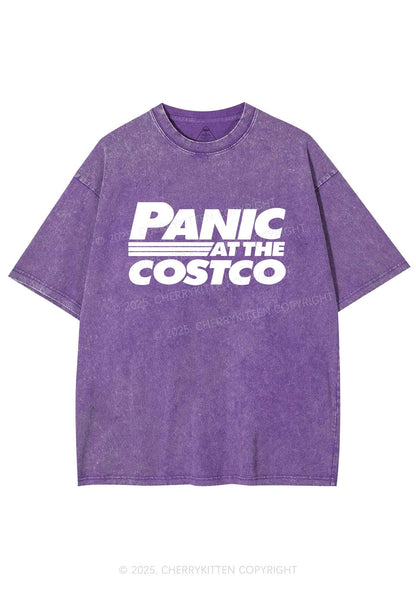 Panic Costco Y2K Shirts Washed Tee Cherrykitten