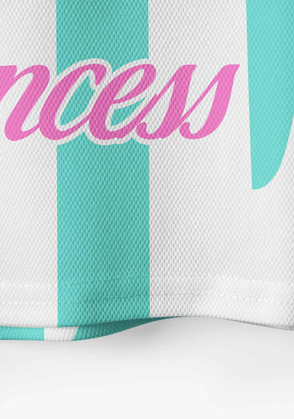 Mint Green Lesbian Princess Pride Y2K Crop Sport Jersey Shirts Cherrykitten