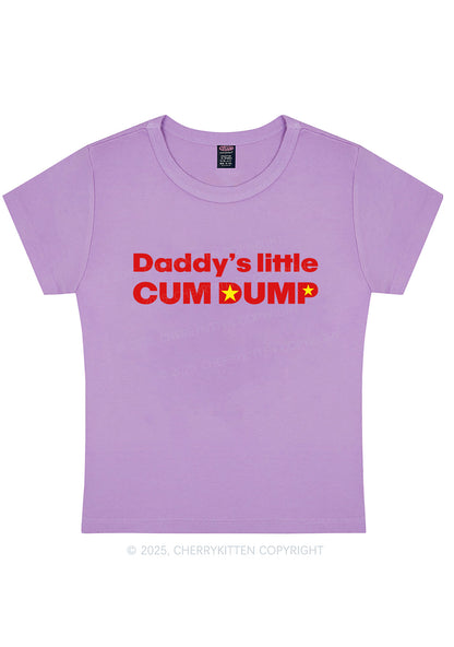Daddys Little Cum Dump Y2K Baby Tee Cherrykitten