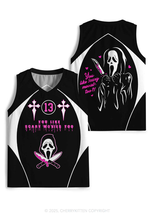 Halloween Custom Like Scary Movie Y2K Sport Jersey Tank Cherrykitten