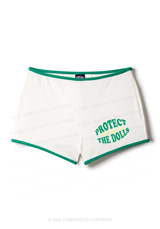 Protect The Dolls Pride Y2K Booty Shorts Cherrykitten