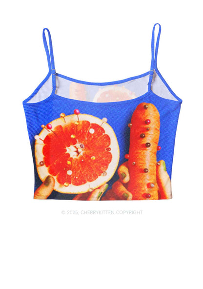 Carrots and Grapefruit Pride Y2K Mesh Cami Tank Cherrykitten