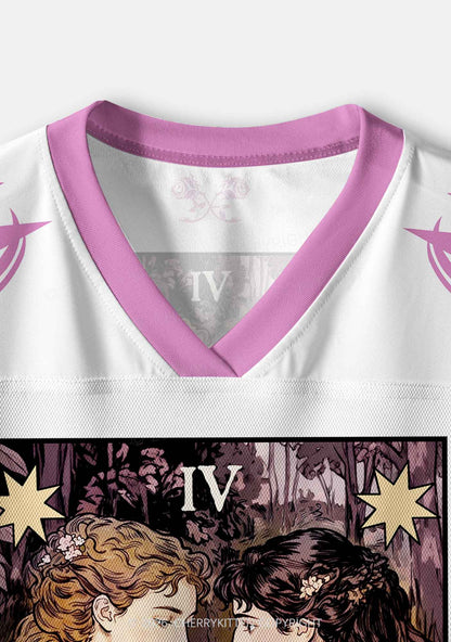 The Roommates Pride Y2K Crop Sport Jersey Shirts Cherrykitten