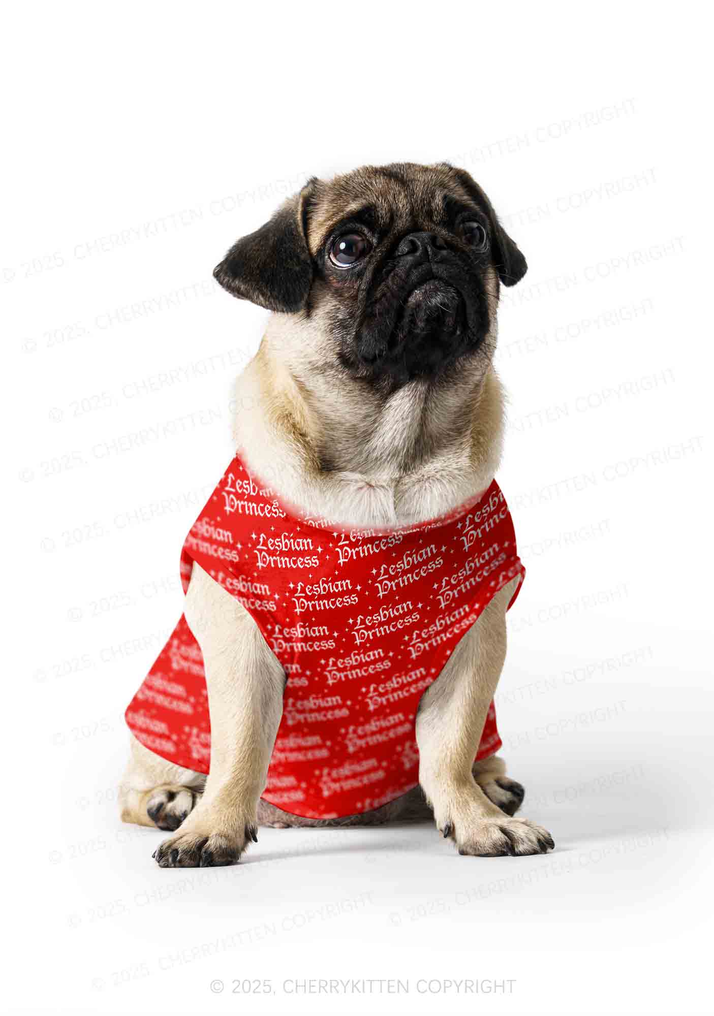 Lesbian Princess Pride Y2K Pet Tank Top Cherrykitten