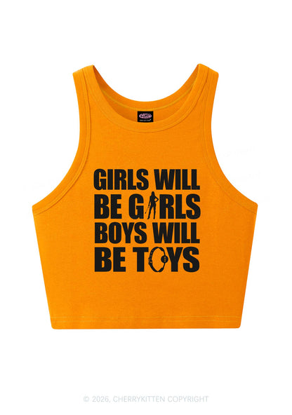 Girls Toys Y2K Crop Tank Top Cherrykitten