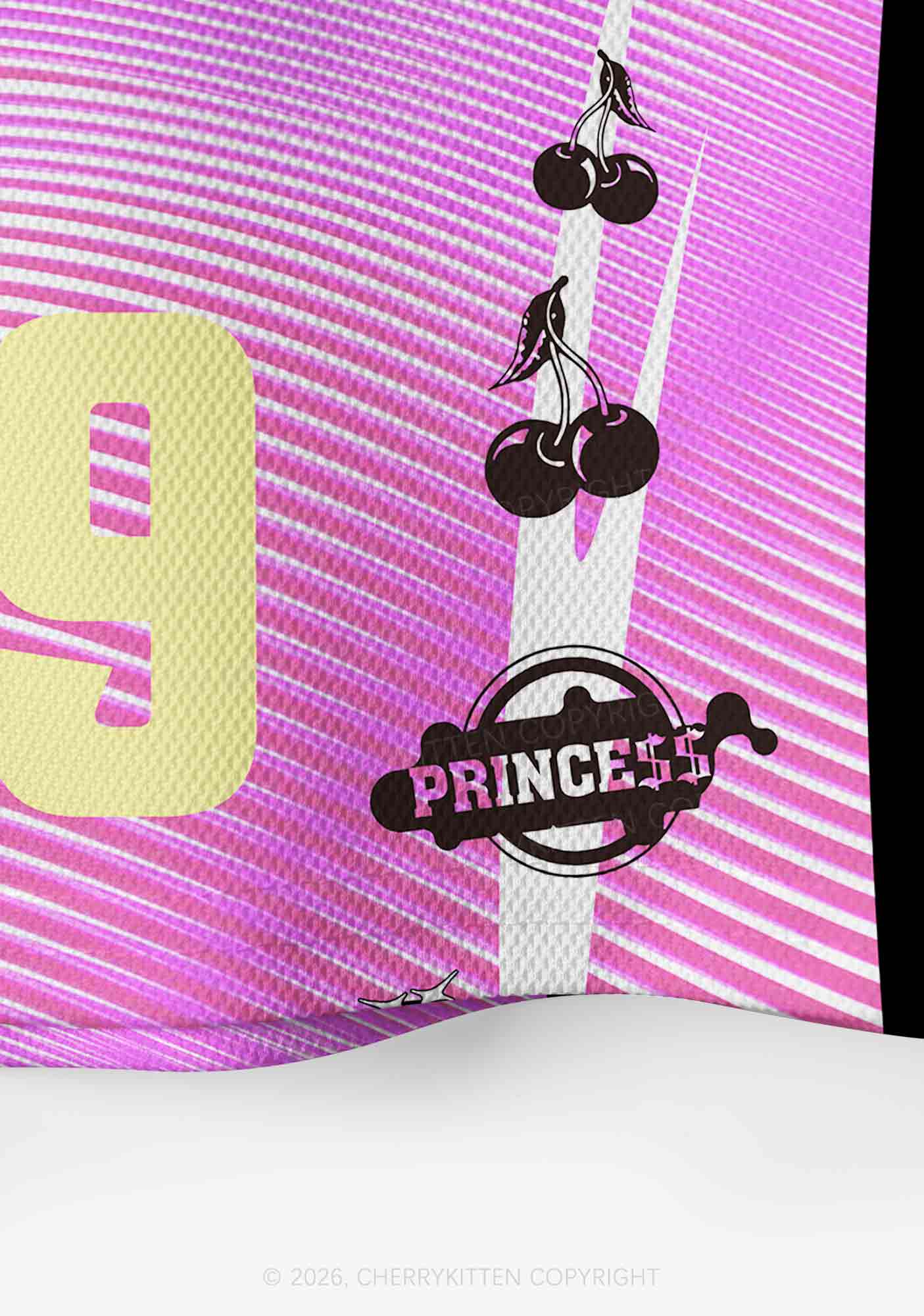 Swag Princess Y2K Crop Sport Jersey Shirts Cherrykitten