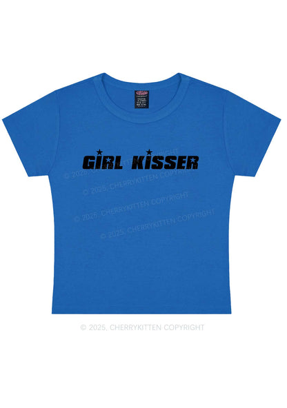 Girl Kisser Star Y2K Baby Tee Cherrykitten