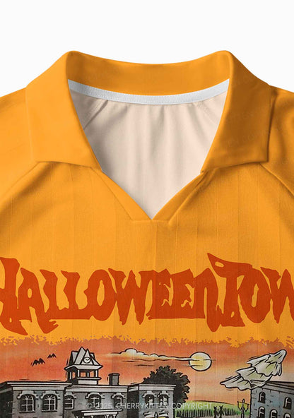 Custom Halloween Town Y2K Sport Long Sleeve Jersey Shirts Cherrykitten