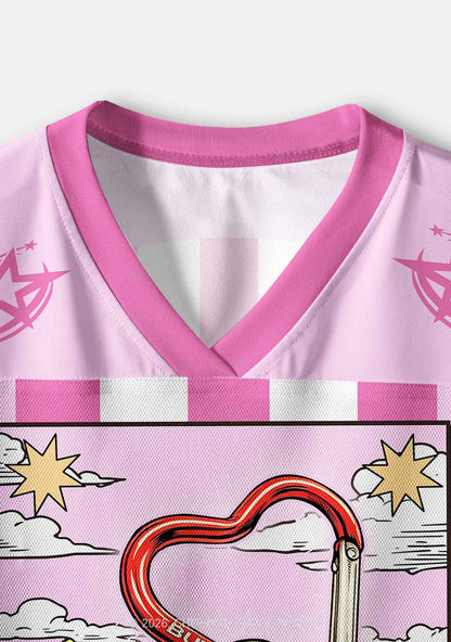 The Carabiner Pride Y2K Crop Sport Jersey Shirts Cherrykitten