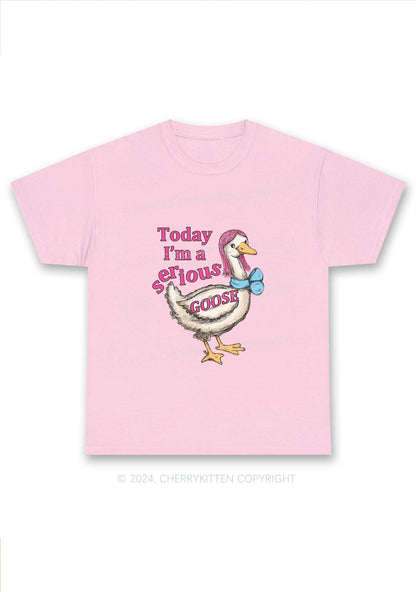 Serious Goose Y2K Chunky Shirt Cherrykitten