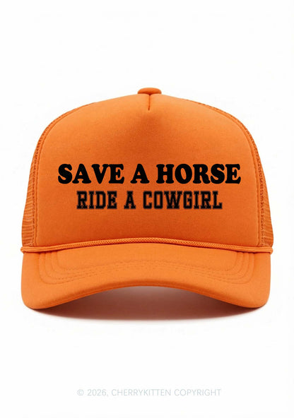 Ride A Cowgirl Y2K Trucker Hat Cherrykitten