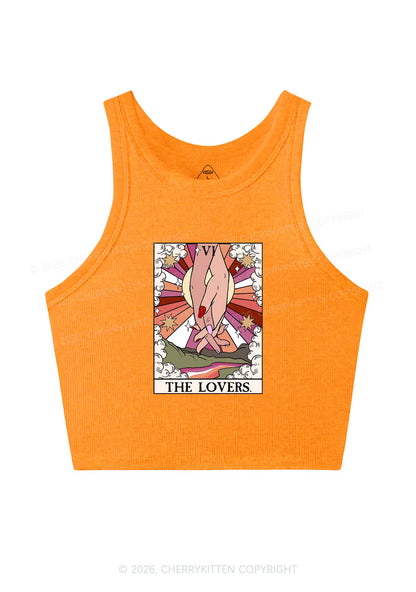 The Lesbian Lovers Y2K Crop Tank Top Cherrykitten