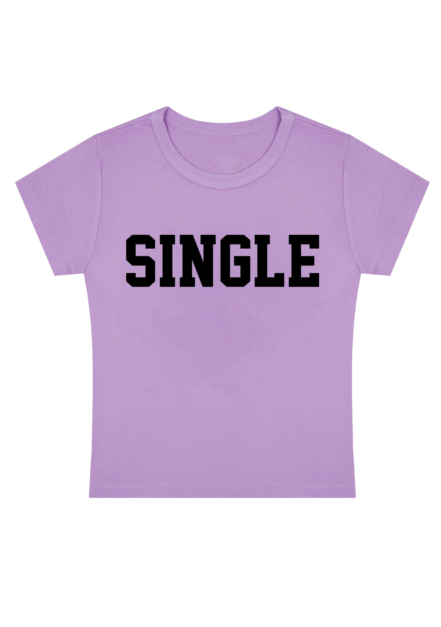 Curvy Just Single Baby Tee