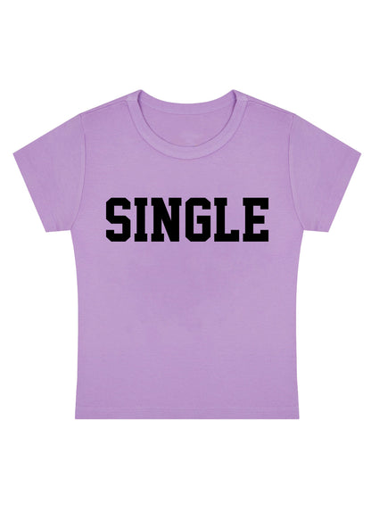 Curvy Just Single Baby Tee