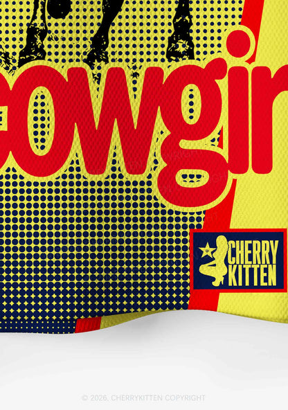 Save Horse Ride Cowgirl Pride Y2K Crop Sport Jersey Shirts Cherrykitten