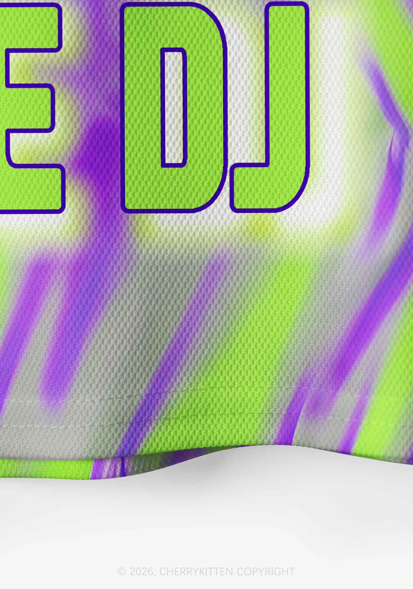 Sorry I Only Date DJ Y2K Crop Sport Jersey Shirts Cherrykitten
