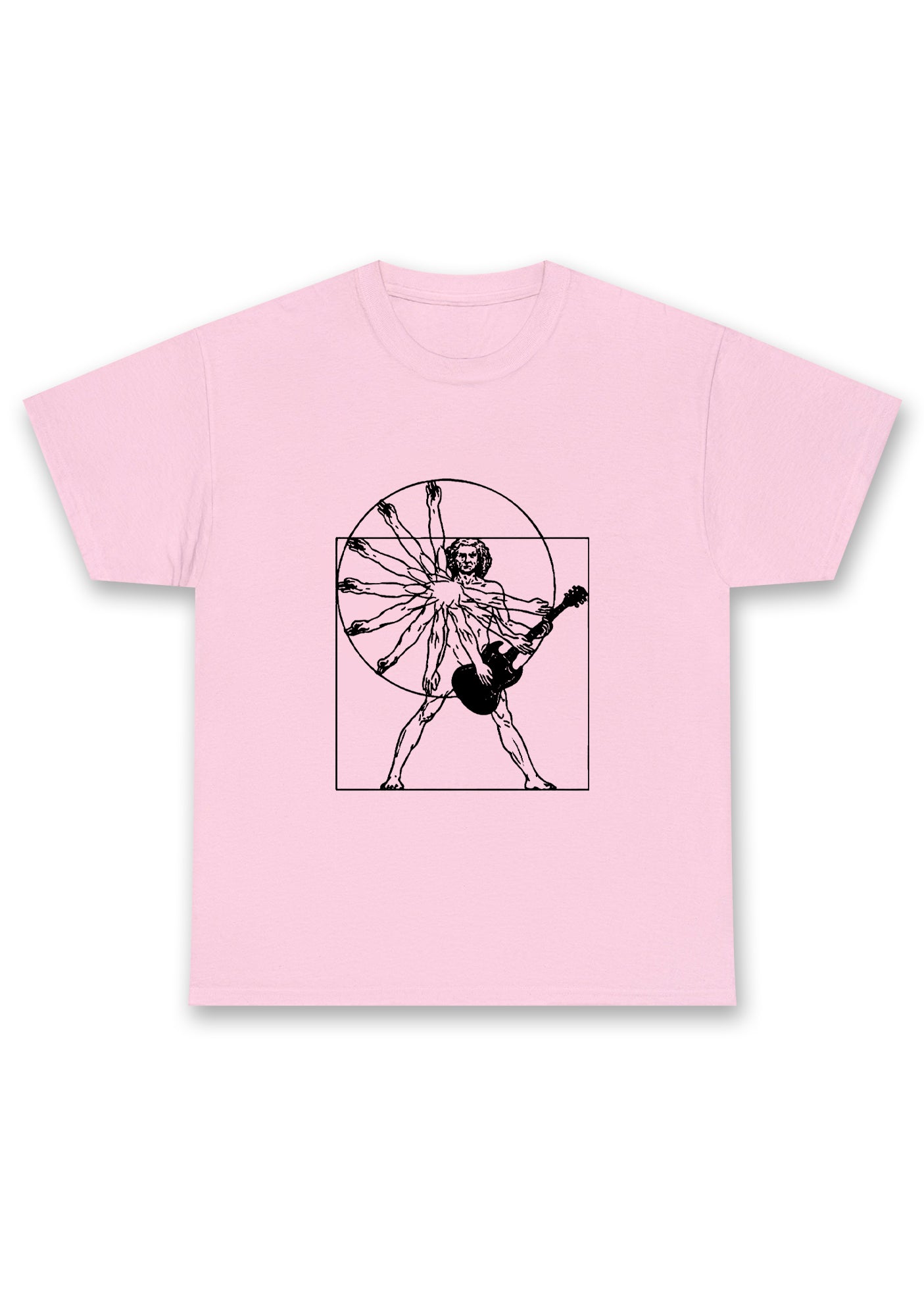 Vitruvian Man Guitar Chunky Shirt
