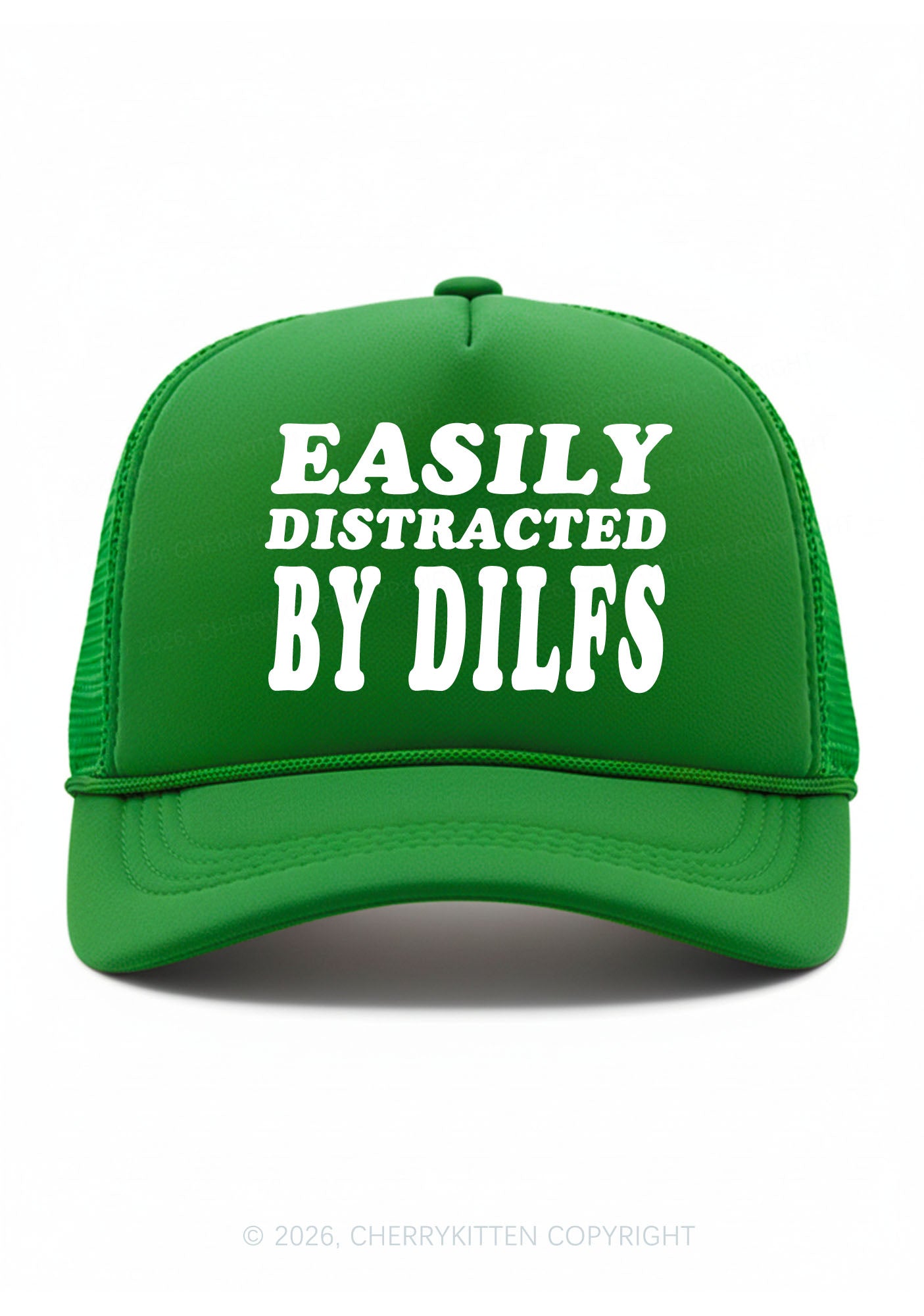 Easily Distracted By Dxxfs Y2K Trucker Hat Cherrykitten