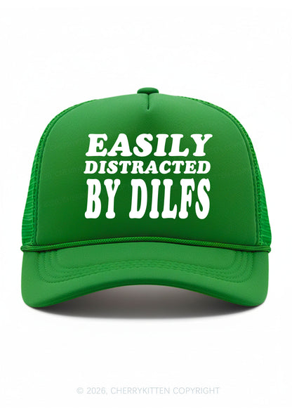 Easily Distracted By Dxxfs Y2K Trucker Hat Cherrykitten