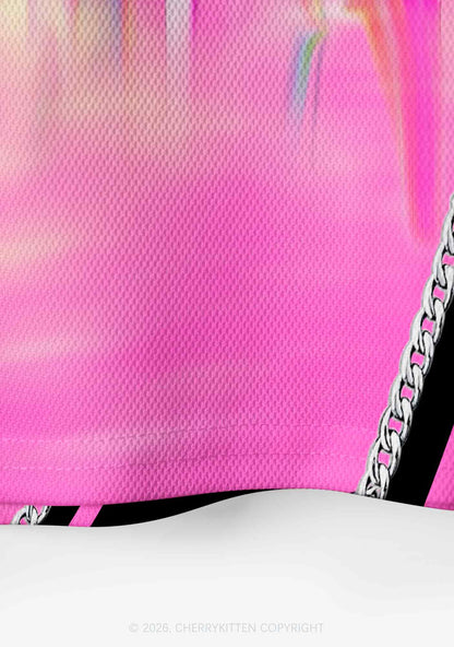 Drip Kxxamine Y2K Crop Sport Jersey Shirts Cherrykitten