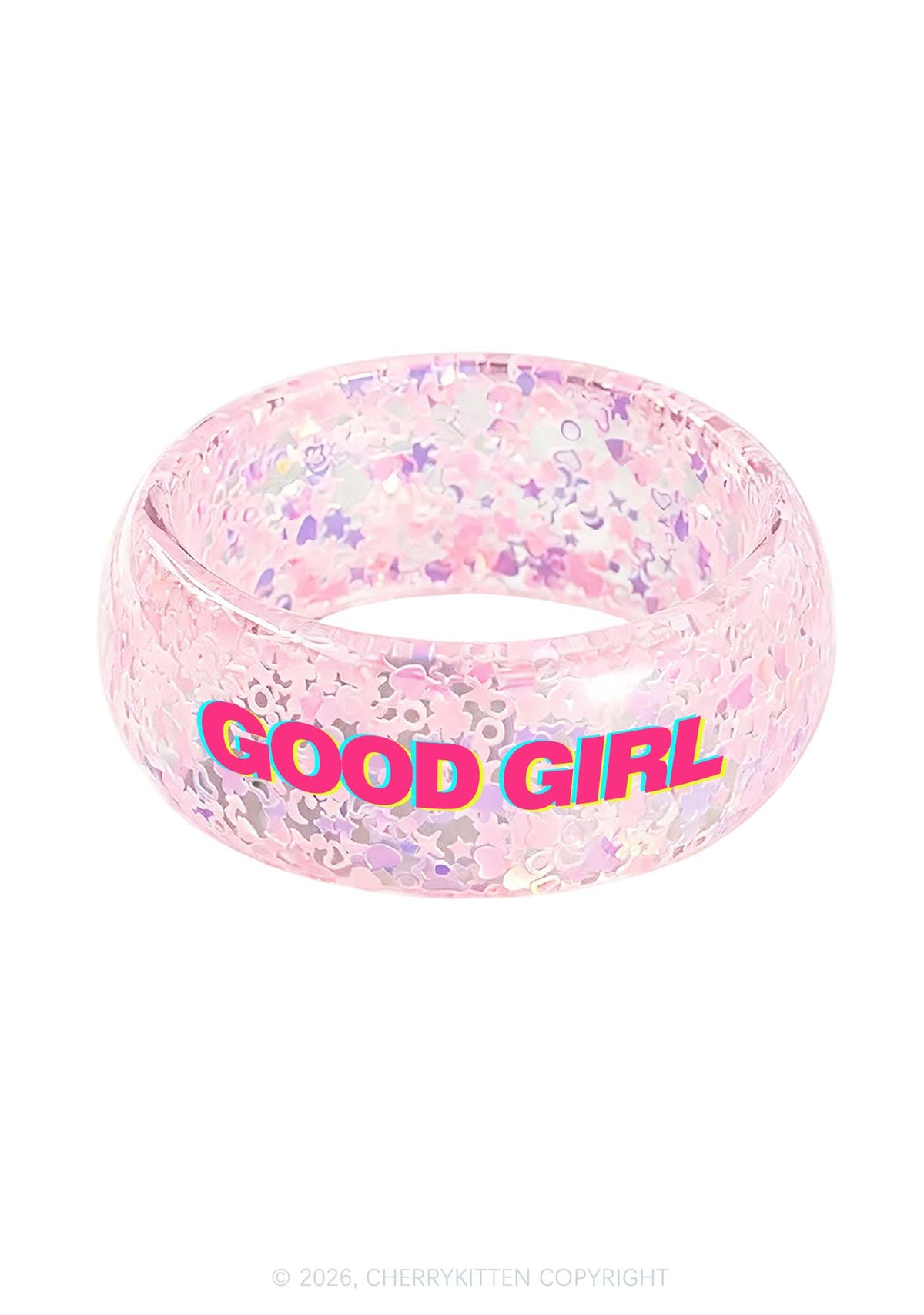 Good Girl Y2K Cuff Bangle Cherrykitten