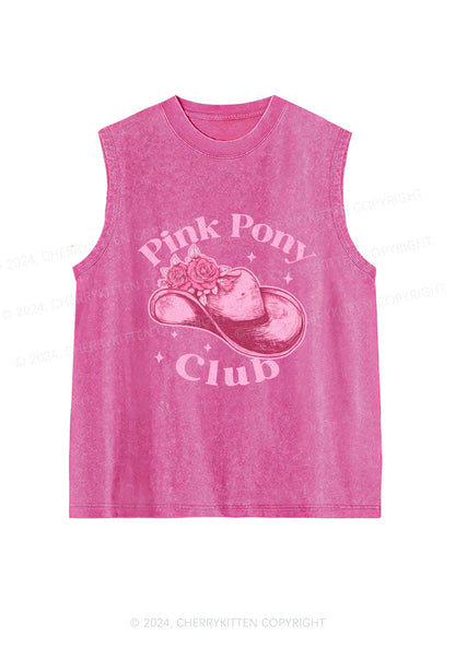 Pink Pony Club Y2K Washed Tank Cherrykitten