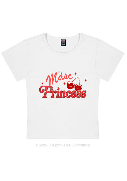 Masc Princess Cherry Pride Y2K Baby Tee Cherrykitten