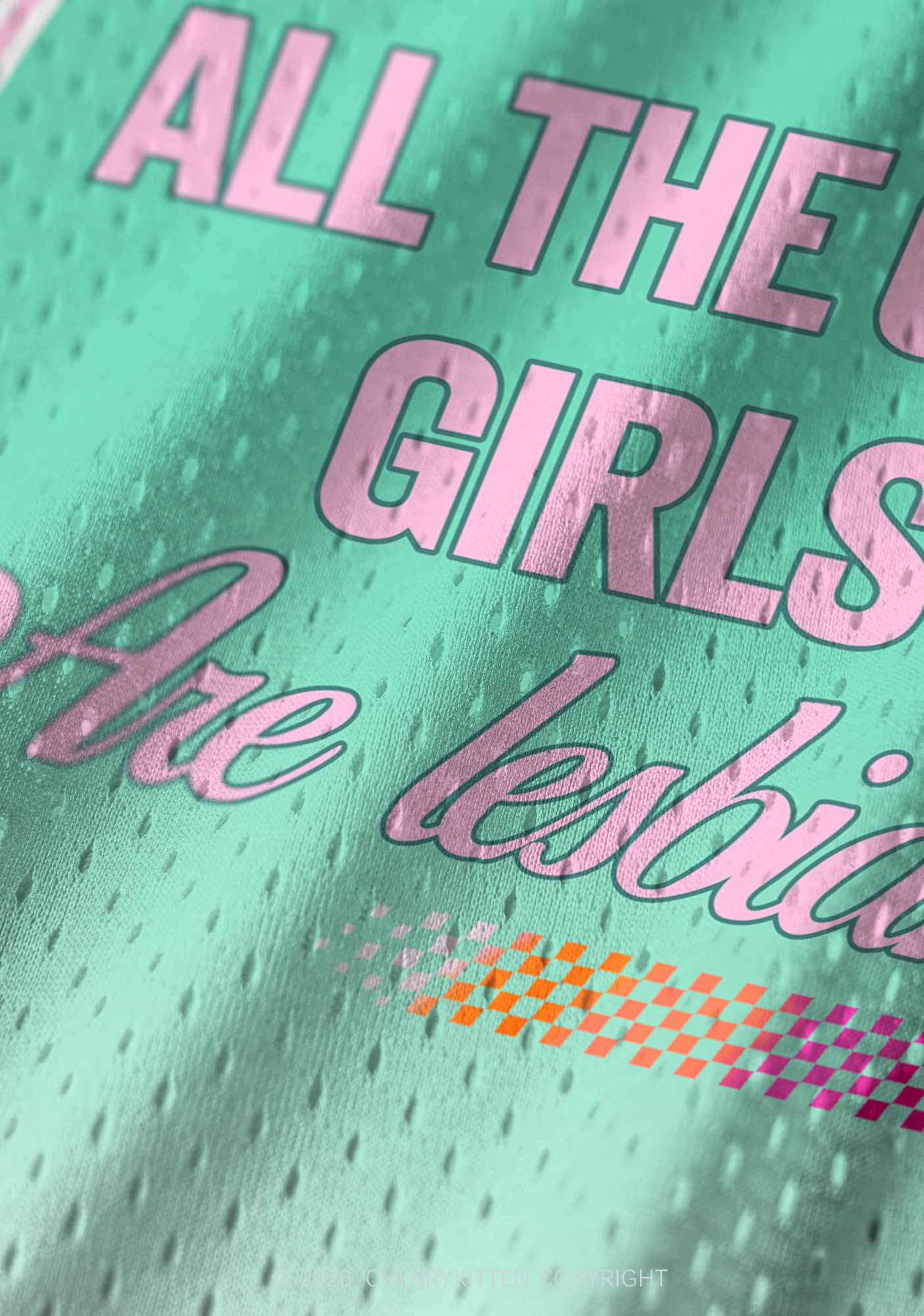 Cool Girls Are Lesbians Pride Y2K Sport Jersey Tank Cherrykitten