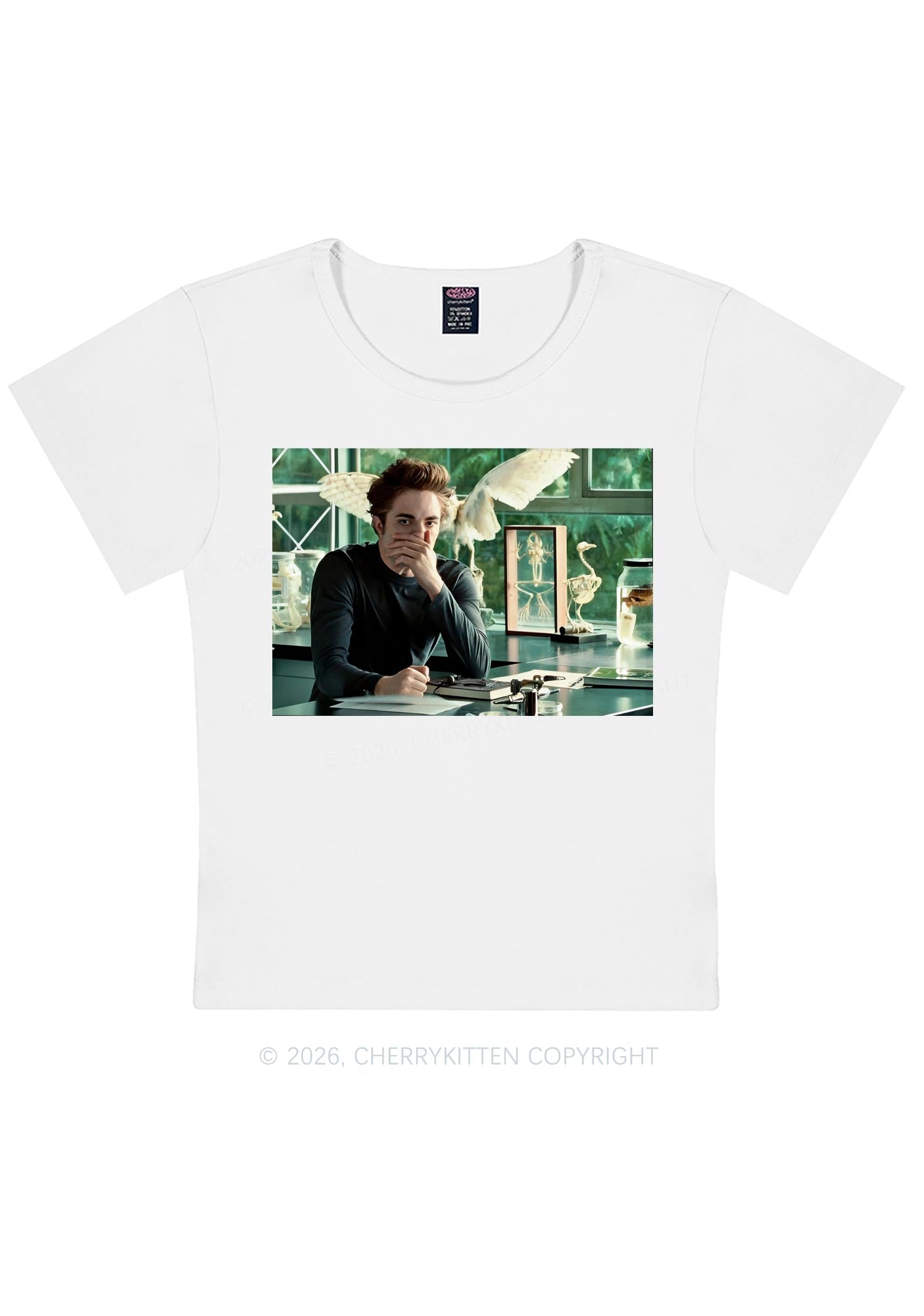 Vampire Boy Y2K Baby Tee Cherrykitten