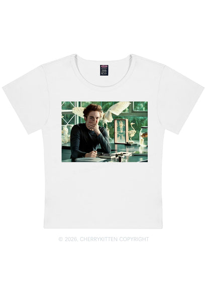 Vampire Boy Y2K Baby Tee Cherrykitten