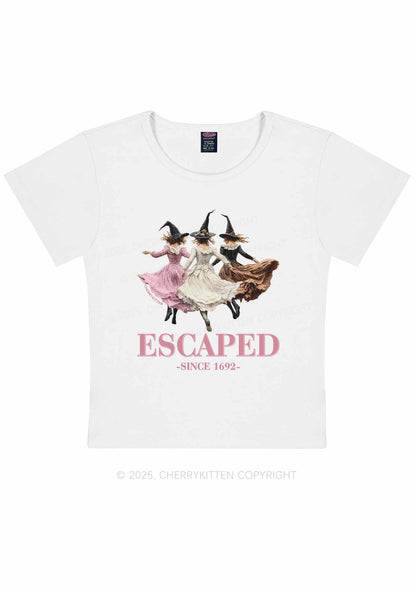 Halloween Escaped Skirts Witches Y2K Baby Tee Cherrykitten