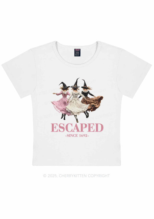 Halloween Escaped Skirts Witches Y2K Baby Tee Cherrykitten