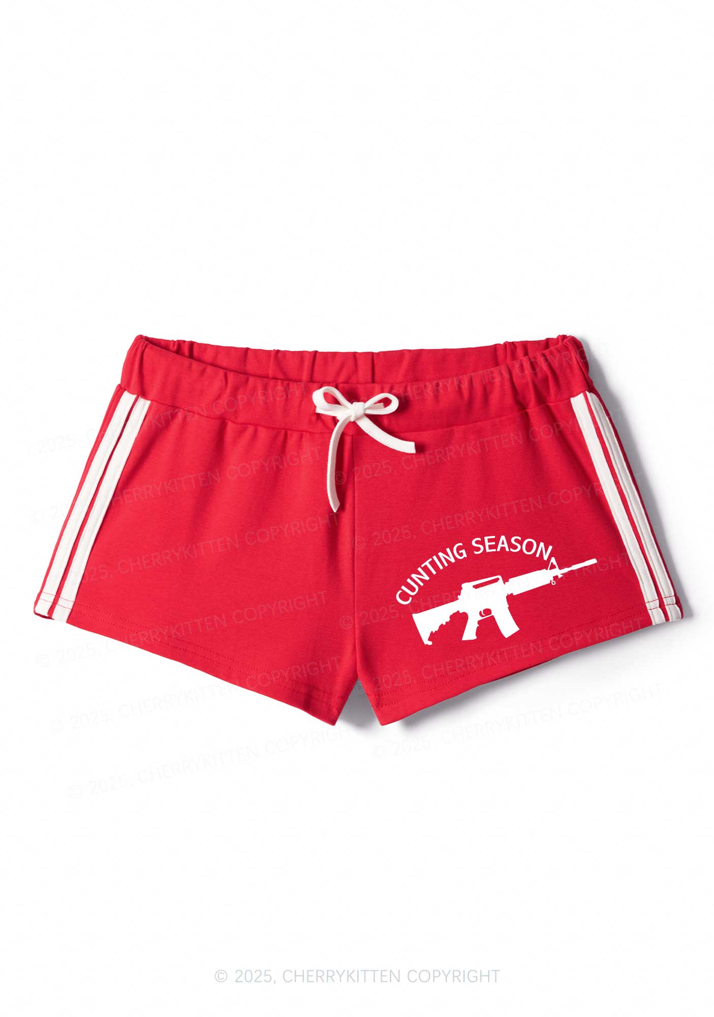 Cunting Season Y2K Drawstring Mini Shorts Cherrykitten