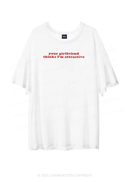 Im Attractive Pride Y2K Sheer Boyfriend Tee Cherrykitten