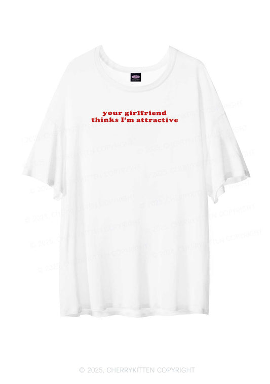 Im Attractive Pride Y2K Sheer Boyfriend Tee Cherrykitten