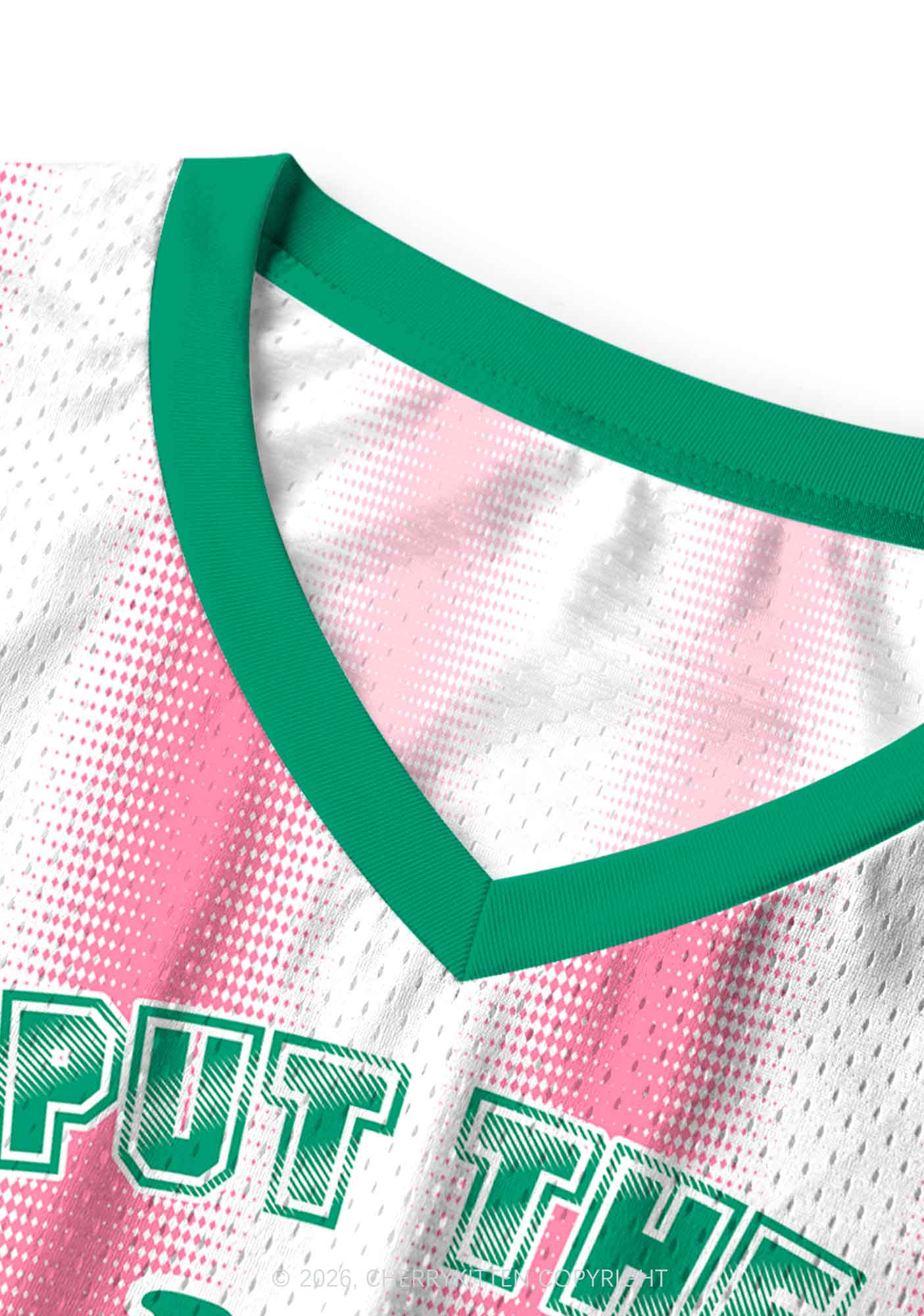 Put L In Lesbian Pride Y2K Sport Jersey Tank Cherrykitten