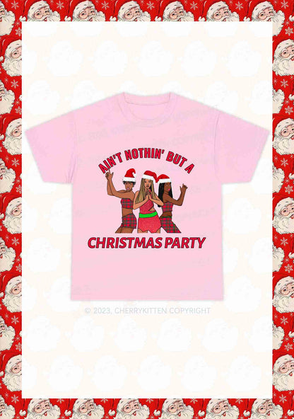 Ain't Nothin' But A Christmas Party Y2K Chunky Shirt Cherrykitten