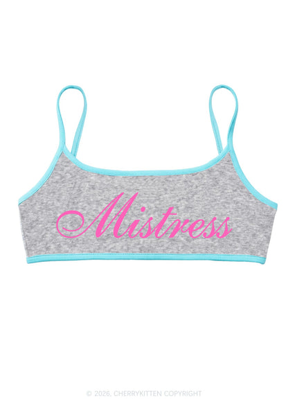 Mistress Y2K Super Crop Cami Cherrykitten