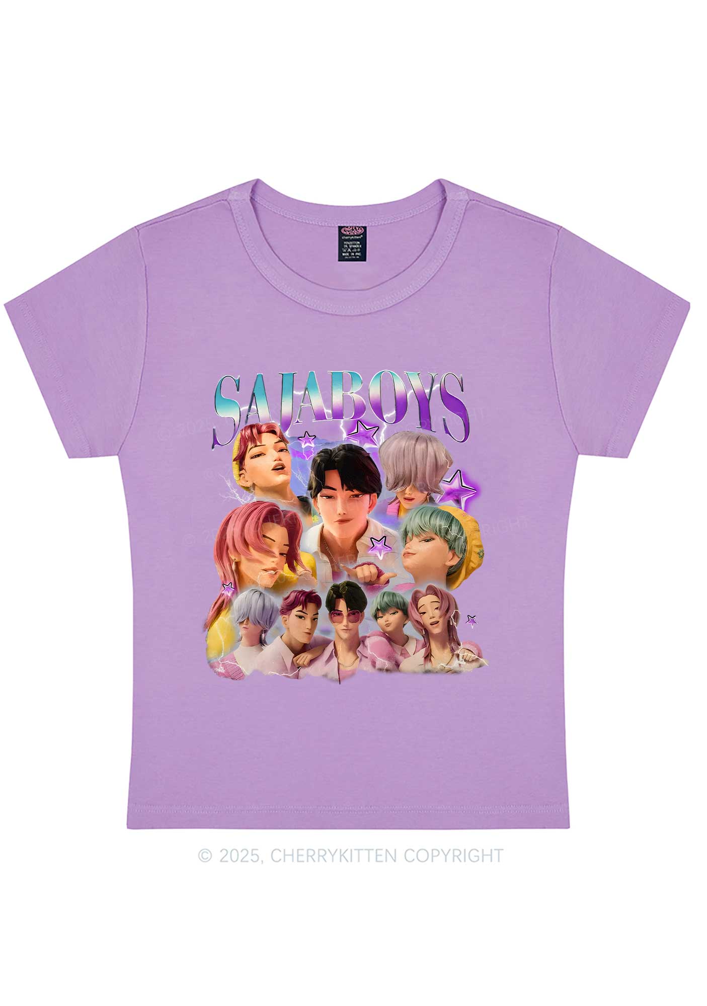 Kpop Boys Y2K Baby Tee Cherrykitten
