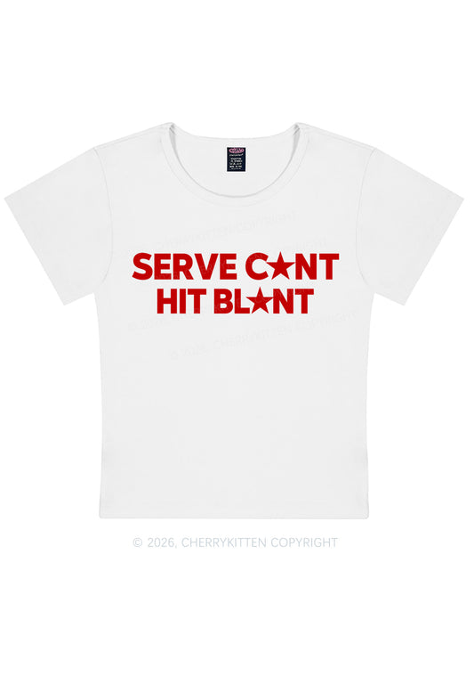 Serve Cxxt Hit Blunt Y2K Baby Tee Cherrykitten