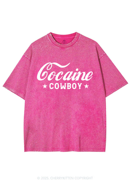 Cola Cowboy Y2K Shirts Washed Tee Cherrykitten