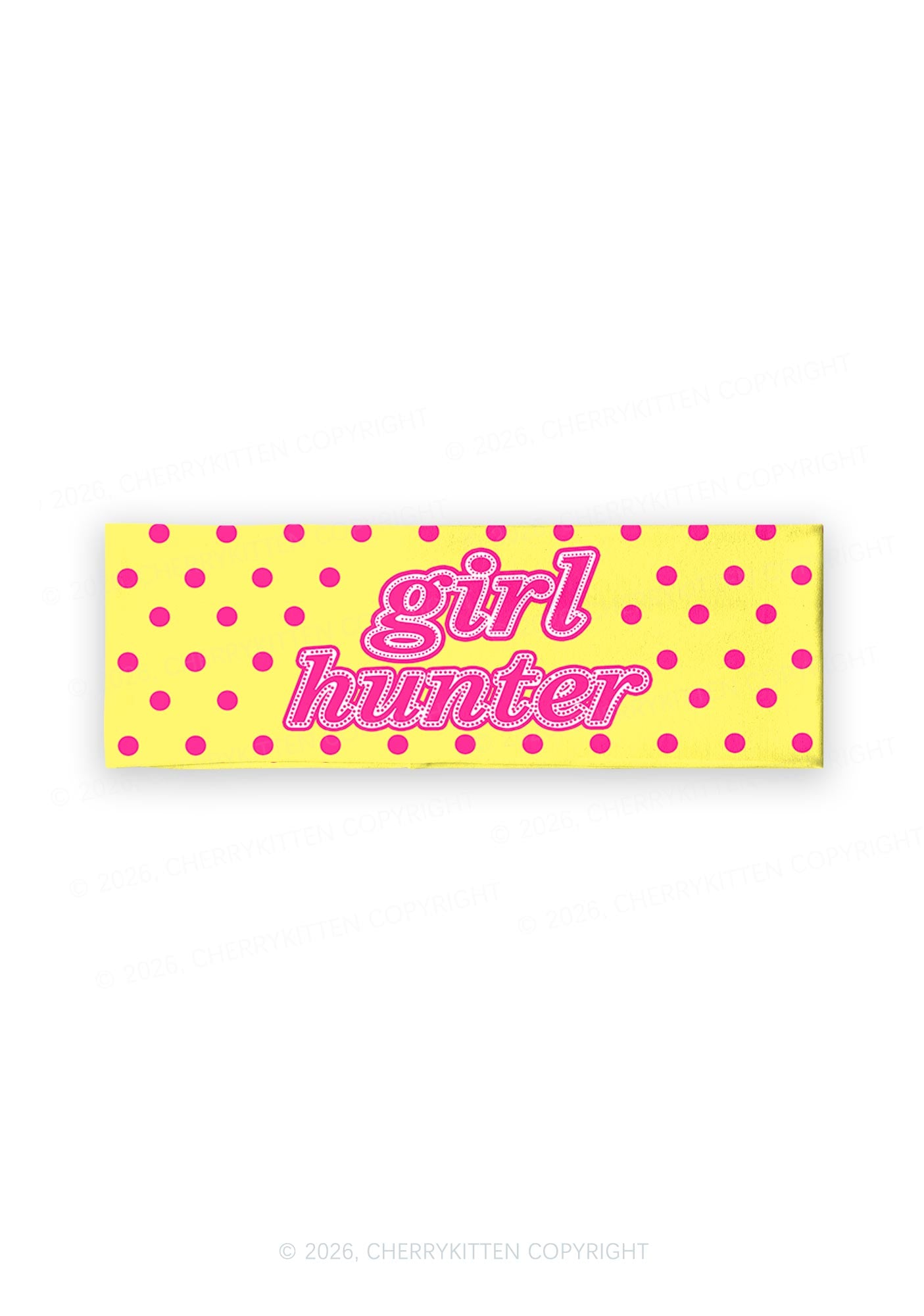 Girl Hunter Dots Pride Y2K Print Headband Cherrykitten