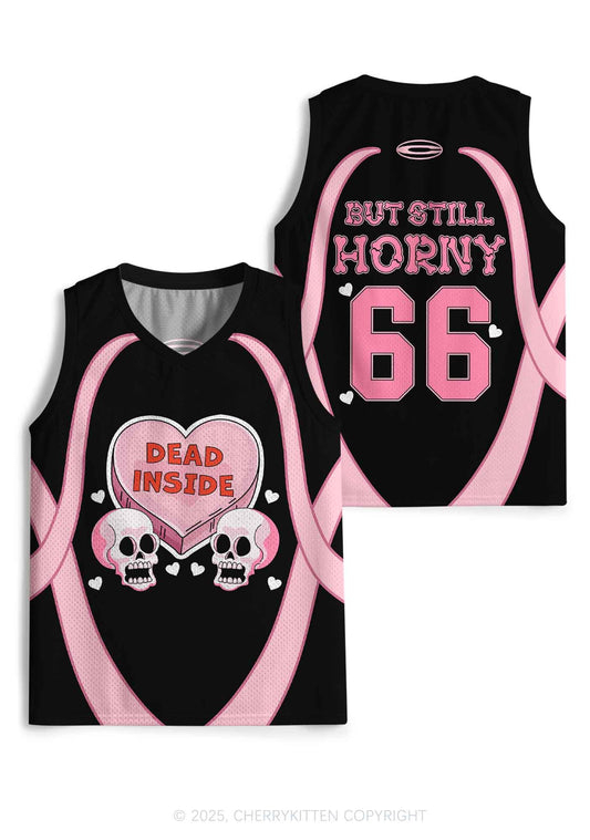 Halloween Custom Dead Inside Y2K Sport Jersey Tank Cherrykitten