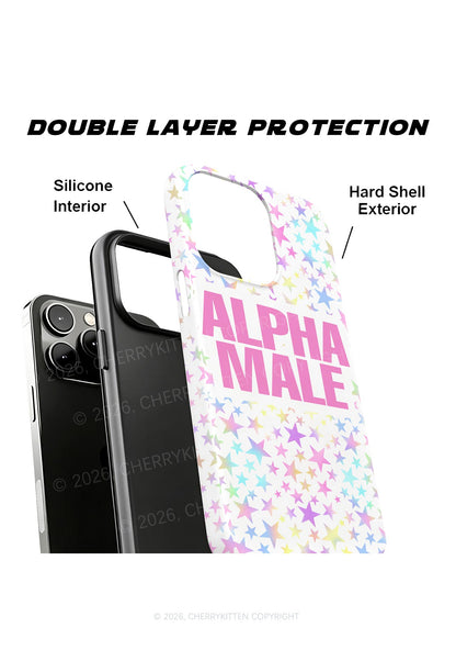 Pastel Star Alpha Male Pride Y2K Phone Case Cherrykitten