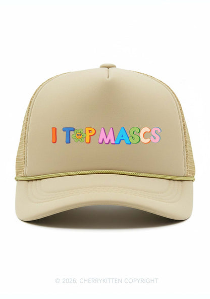 I Top Mascs Pride Y2K Trucker Hat Cherrykitten