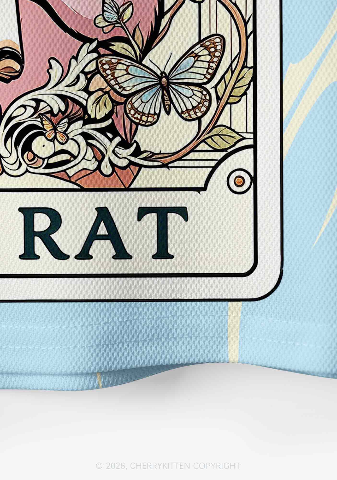 The Rat Y2K Crop Sport Jersey Shirts Cherrykitten