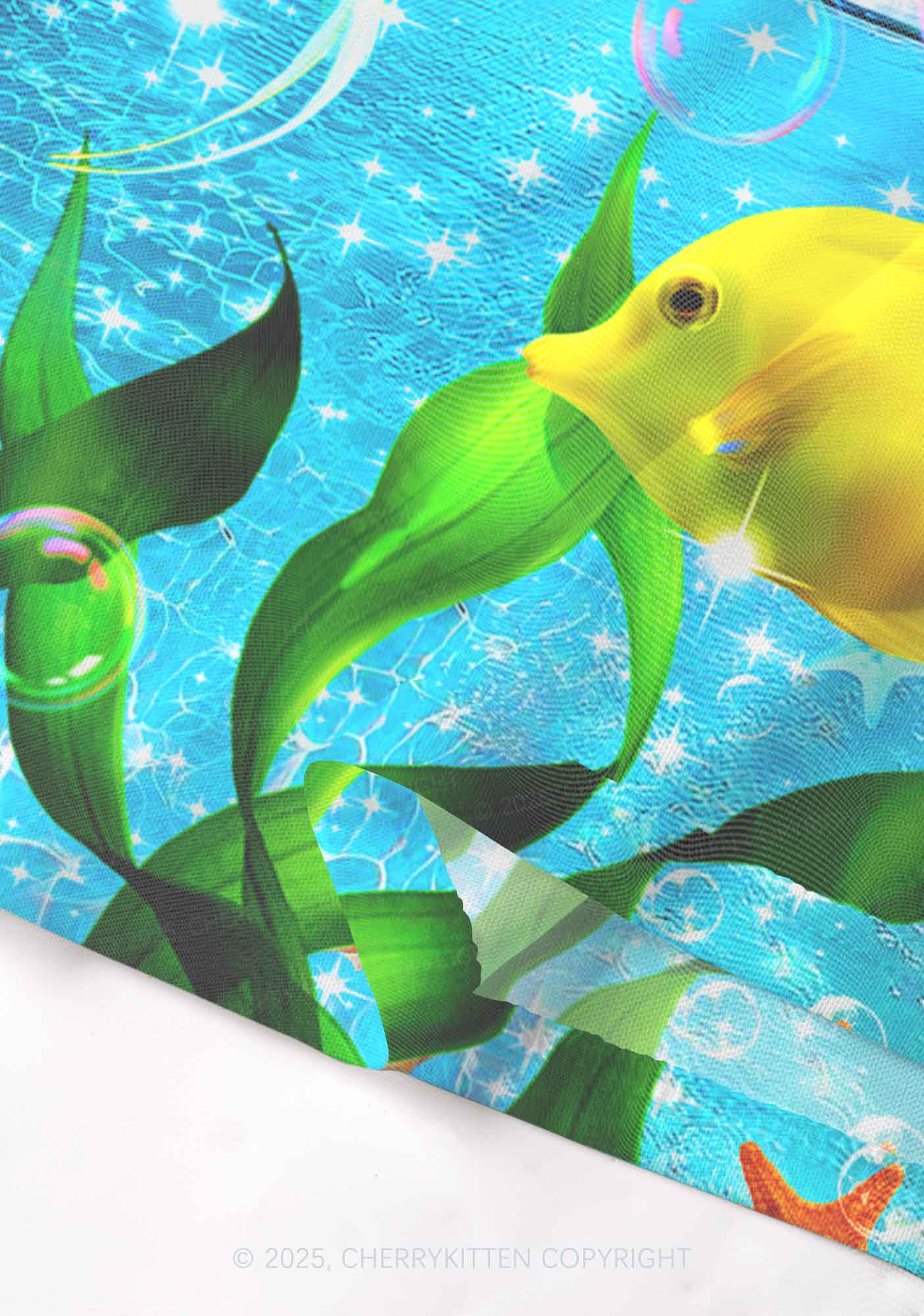 Tropical Fish Y2K Mesh Cami Tank Cherrykitten