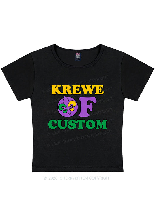 Krewe Of Custom Y2K Baby Tee Cherrykitten