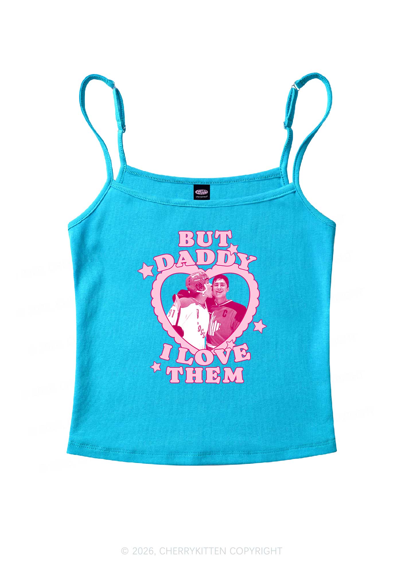But Daddy I Love Them HR Y2K Spaghetti Strap Cami Cherrykitten