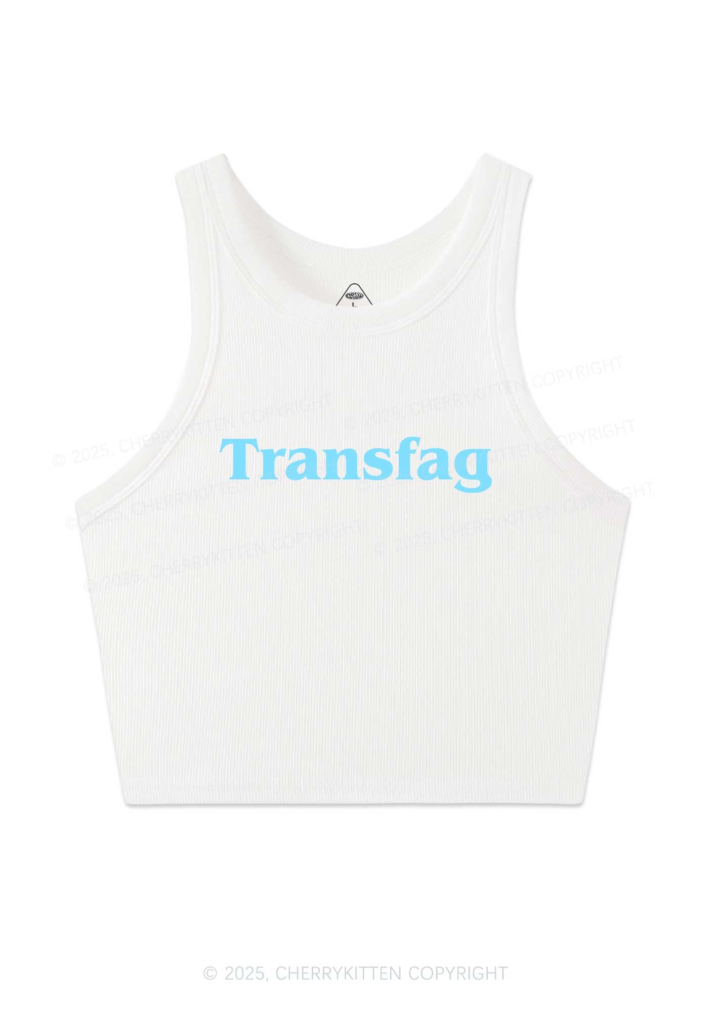 Transfag Y2K Crop Tank Top Cherrykitten